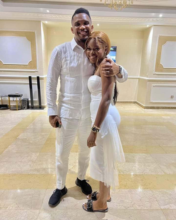 Samuel Eto'o et Indira Baboke. 

📍Dimako #Cameroon