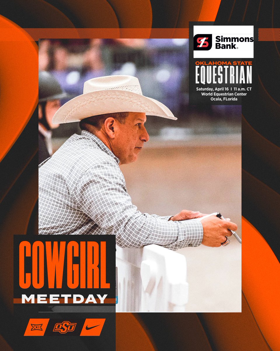 Today, a national title is on the line. 

Presented by <a href="/simmons_bank/">Simmons Bank</a> 

🏆 NCEA National Championship
🆚 No.3 Texas A&amp;M
⏰ 11 a.m CT
📍 World Equestrian Center
📊 bit.ly/3vf3wLE
📺 bit.ly/3E9oBuZ

#RoadToOcala | #GoPokes