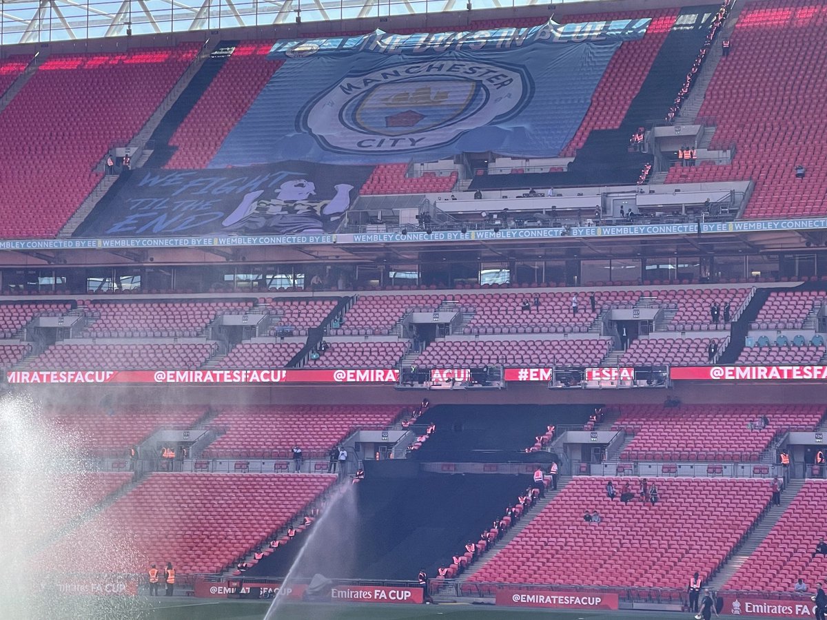 ZAGKAG1811's tweet photo. An embarrassing way to cover up the lack of ticket sales by City. 

Plastic club with plastic fans https://t.co/GuvzsIDsrX
