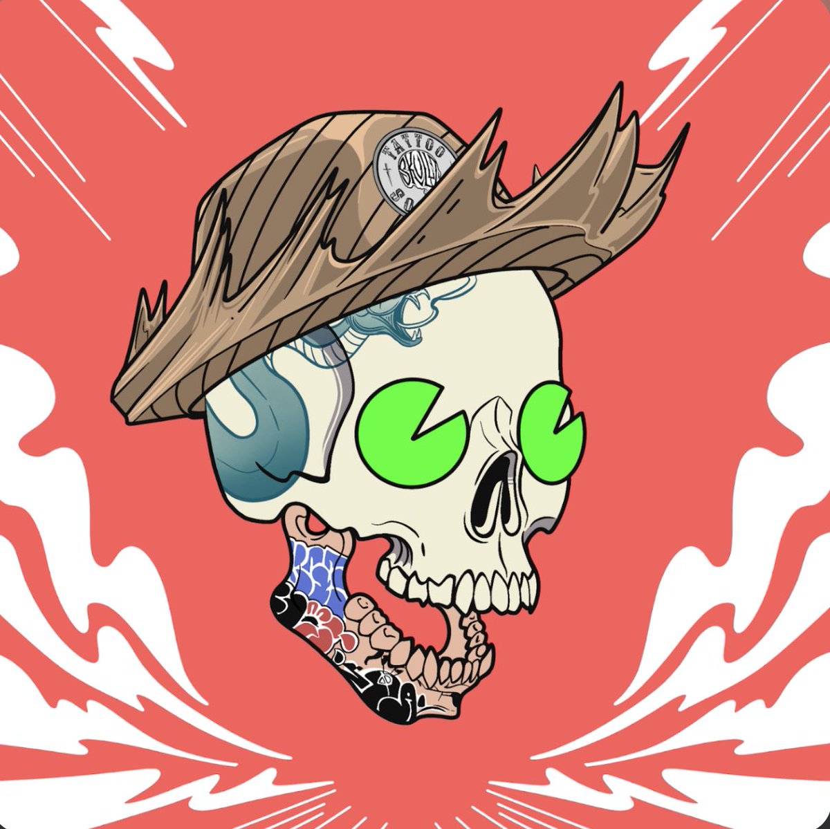 dixx_dix's tweet photo. New skullz! 😍😍😍 @JuanSalgadoArt @TattooSkullzNFT #tattooskullzsociety https://t.co/VOtVPeayw6