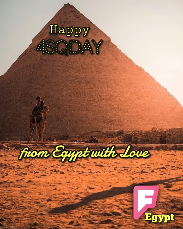 4sqEgypt's tweet photo. Happy #4sqDay #4SQDay2022 https://t.co/Z7OcodigE3