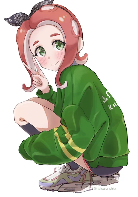 大きめレタードグリーン。 