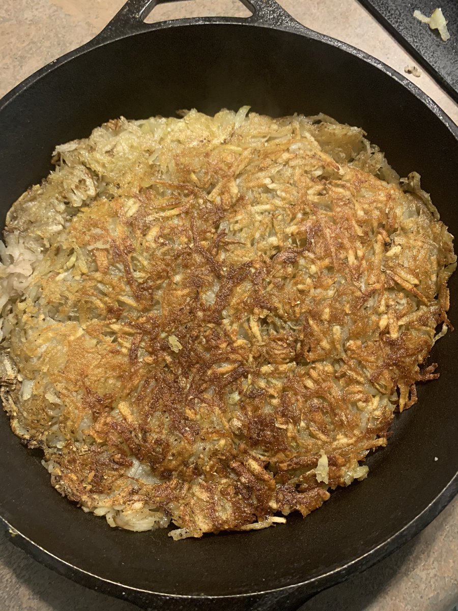 I love good hash browns; this meal is  less then a $1 prob around a 1000cal with butter and avocado oil; I’ll pair with a green smoothie @GordonRamsay love you Gordo 

https://t.co/ZqN5fJS0X7 https://t.co/UMjArp6tYY