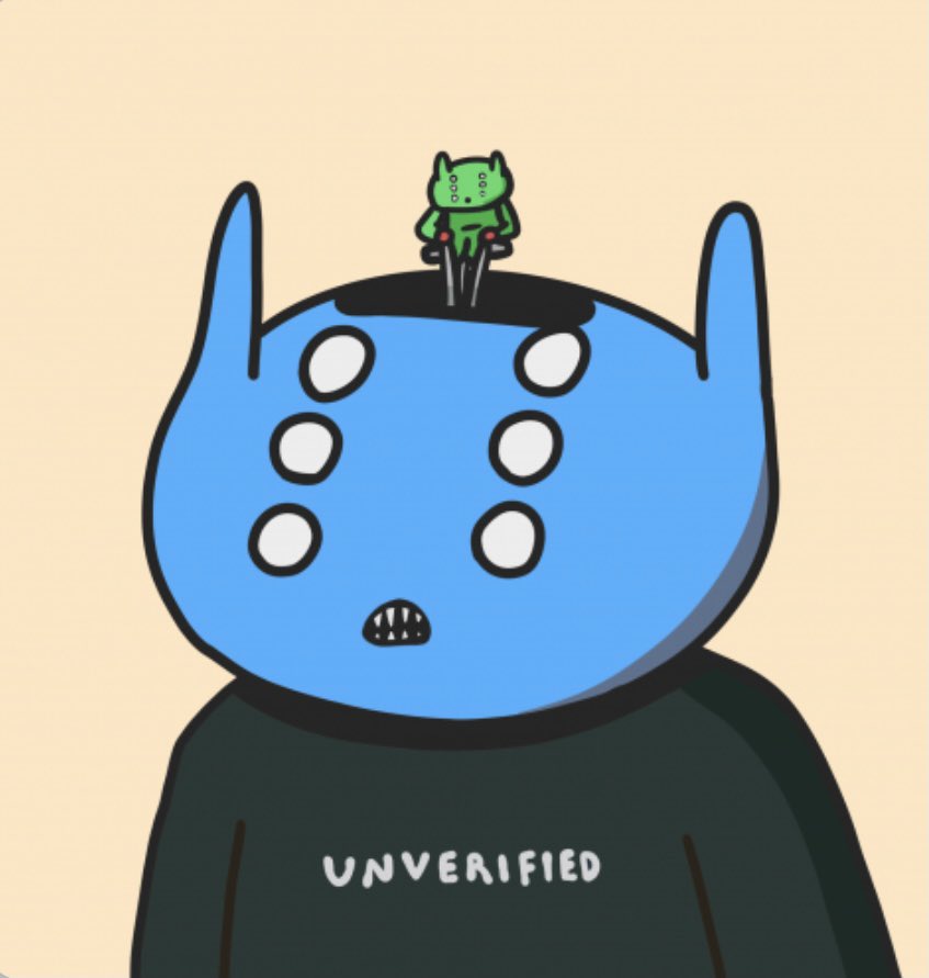 metaburg's tweet photo. @stdygrn @metaversebro_ @alienfrens Unverified gang https://t.co/1CbN4ONRlf