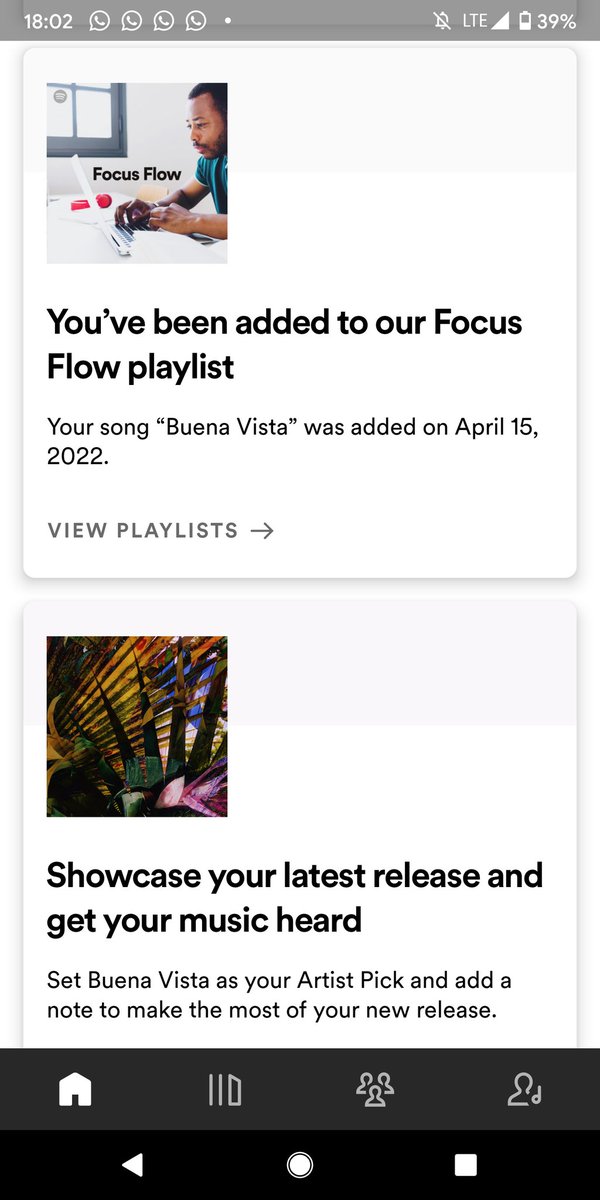 DoctorGosso's tweet photo. Thank you @spotifyartists @Spotify for adding our newest single Buena Vista into Focus Flow playlist https://t.co/2RnU7olyR4 https://t.co/CN8Y04XT9J
