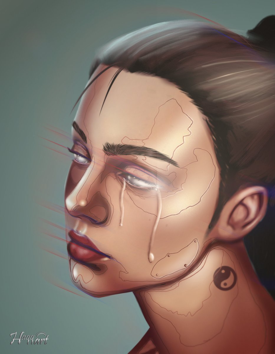 haqqart's tweet photo. It's official guys, 
Sad Cyborgs are now up for sale on @opensea at a floor price of 0.3eth 
https://t.co/S0ap70nRsO https://t.co/NsvxNKU6cu
