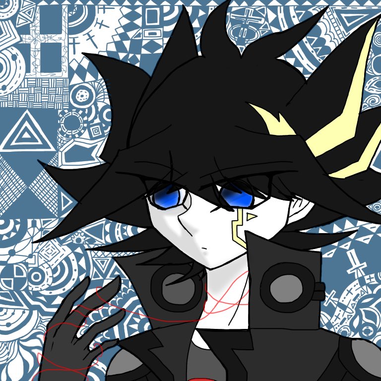 kanheru's tweet photo. 唐突以外の何物でもない、「過去絵を投げて描いた気になろうキャンペーン」という名の描き初め遊星まとめ（2017→2018→2020→2022） https://t.co/2mFeJNqSXH