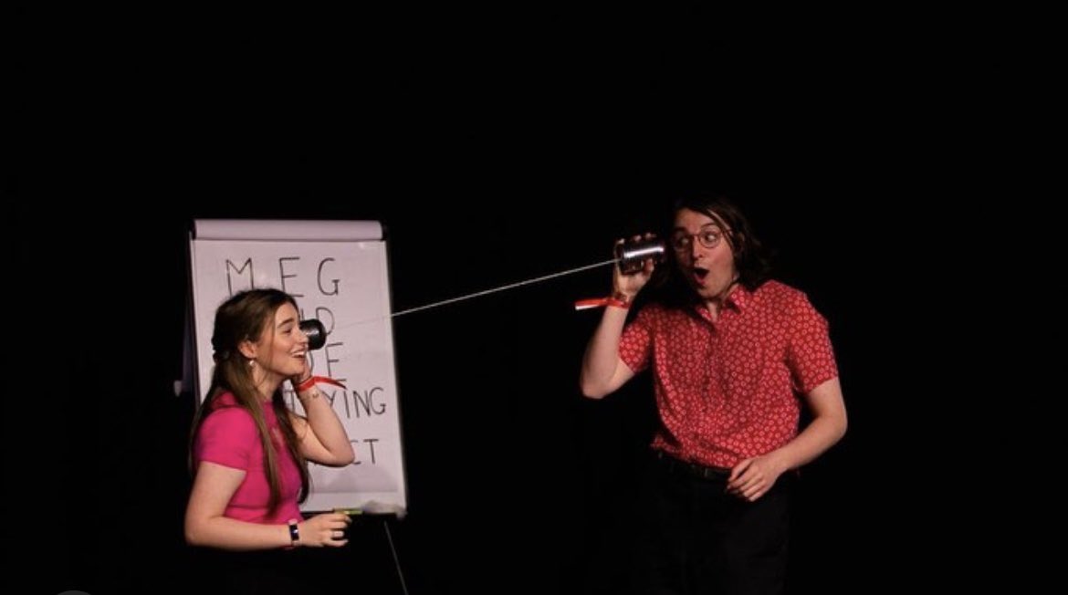 NLD96's tweet photo. MEG AND JOE ARE TRYING TO CONNECT by @devilwearsdada1 is unquestionably one of the most enjoyable nights of theatre I’ve ever had. 

It’s simple but intelligent, ecstatically playful and it was a joy to be in the company of two of the most endearing performers I’ve seen on stage! https://t.co/qOgLxblJK9