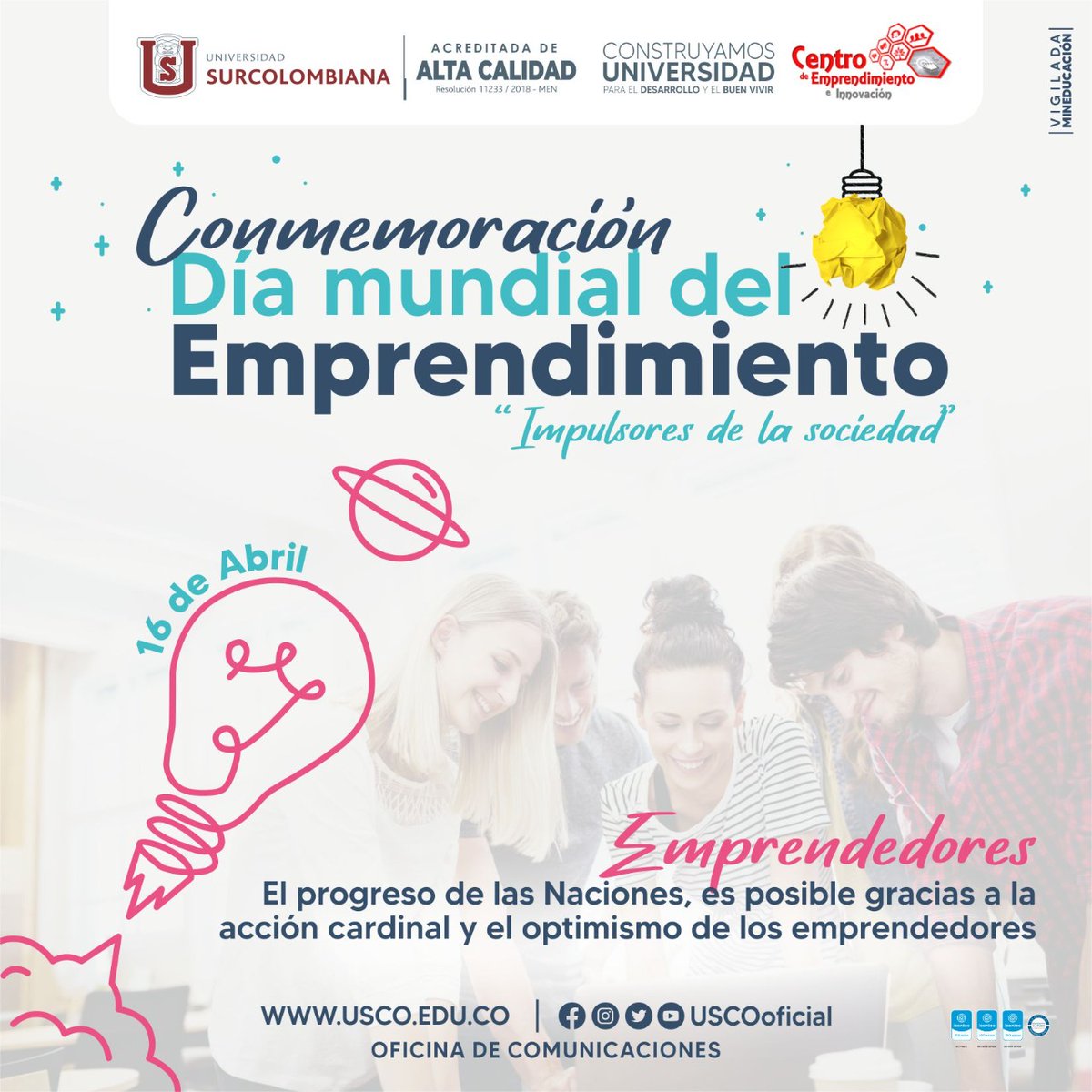 Centro de Emprendimiento USCO tweet media