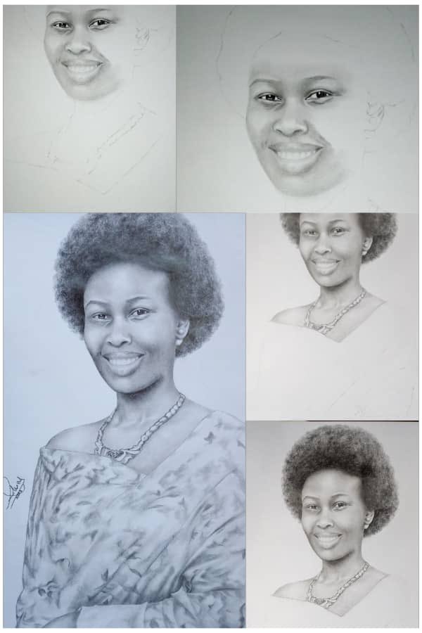 PencilKingArt's tweet photo. Ba dia, can we pliz🙏 push this art piece to the number 1 lady in the country 🥰 https://t.co/StcAY8CMqd