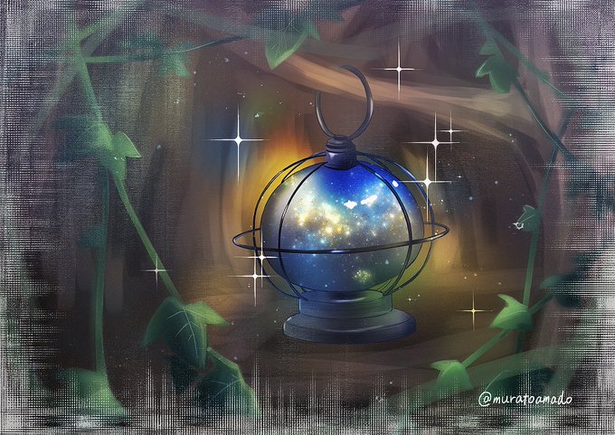 背景版深夜の真剣お絵描き60分一本勝負のtwitterイラスト作品