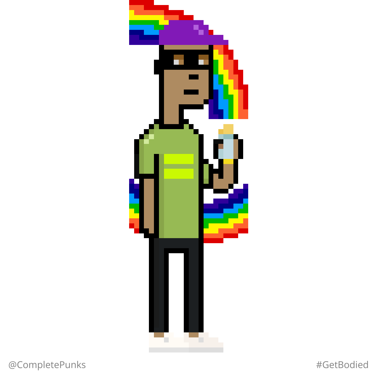 NFTke1th's tweet photo. Sometimes a floating head just ain't enough, get your Punk fitted @CompletePunks
π https://t.co/pCk8q8xS0c π
https://t.co/7tV62Ek3Uq #GetBodied