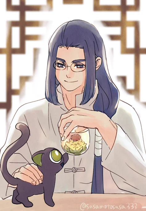 ワンドロお題 无限 花 15分オーバーですー。 #xiao_1draw