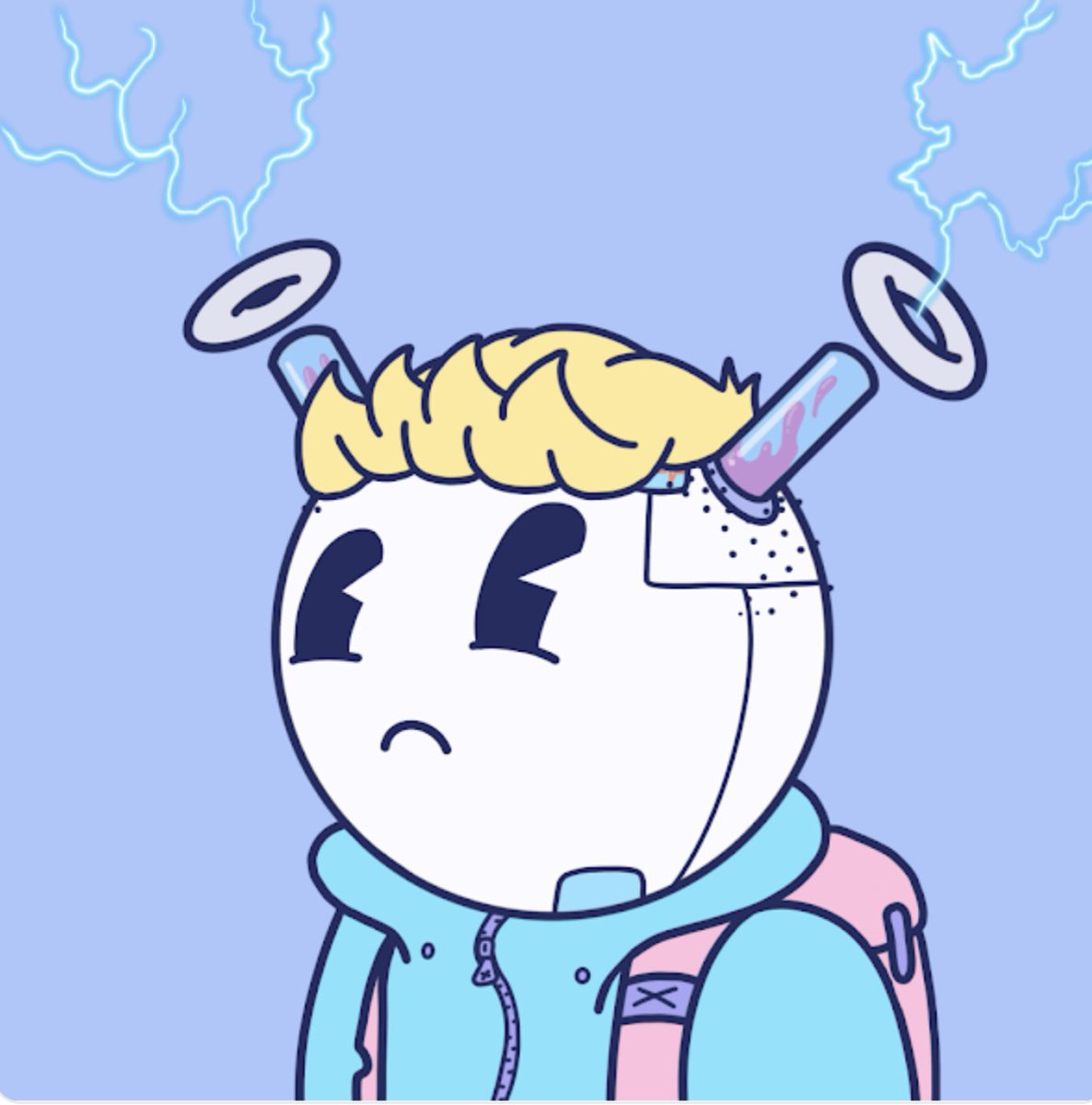 DarkenedM00d's tweet photo. Hey Quirkies fam, one of my Lightning Brothers had his Quirky stolen last night. The hackers currently have it listed for 3.99 ETH. Don't buy it, we need to find a way to make this right. Opensea has not responded to his emails. It's Quirky 164. @quirkiesnft https://t.co/4ltr2G53fc