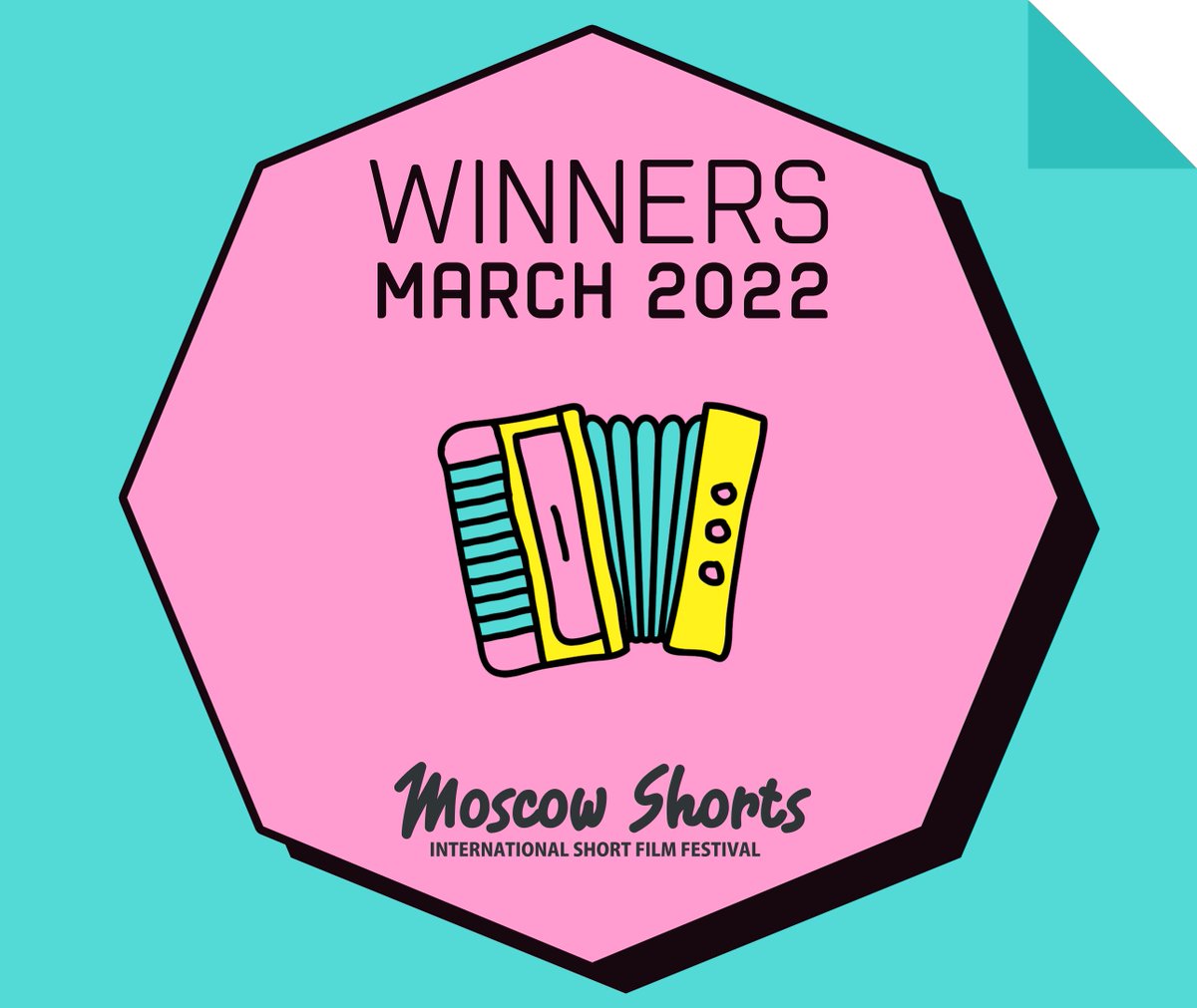 MoscowShortsFF's tweet photo. 👏 Congratulations to the winners of the Moscow Shorts March 2022 Edition. There were many great entries and it was hard for us to make a decision. We are delighted to announce however, that the 10 winners of our categories are listed here: https://t.co/WpMiM6QCpI https://t.co/fKXYLnmt4L