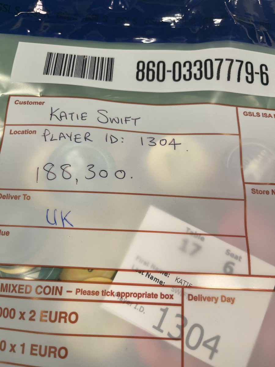 SwiftSuccess8's tweet photo. 🇮🇪Irish Open Day 2🇮🇪
Through to day 2 with 188k. Restart midday.🤞🏻🙏🏻🍀
https://t.co/aO89cebpfK
#TeamGrosvenor #Poker #IrishPokerOpen #IrishOpen #SponsoredPro #Play #KeepItFun #Ireland #Dublin #LetsGo https://t.co/rTGukJAmQG