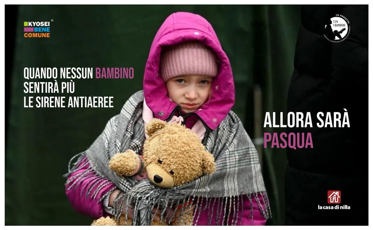 Aspettando una Pasqua di pace. <a href="/ConiBambini/">Con i bambini</a> <a href="/LaCasaDiNilla/">La Casa di Nilla</a> <a href="/legcoopsociali/">Legacoopsociali</a>