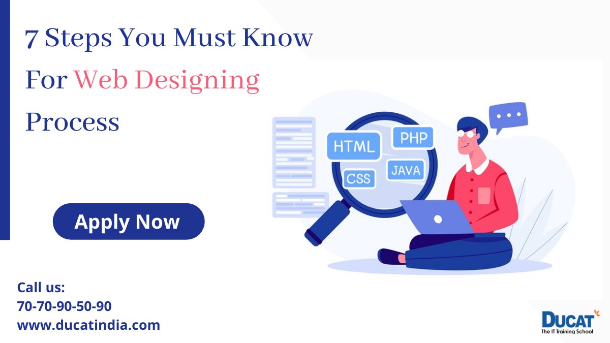 RohanSi44267857's tweet image. 7 Steps You Must Know For Web Designing Process
Read More: ducatindia7.blogspot.com/2022/04/7-step…
#WebDesigningTraining #WebsiteDesignCourse #WebDesigningCourseOnline #WebDesigningCourseFees