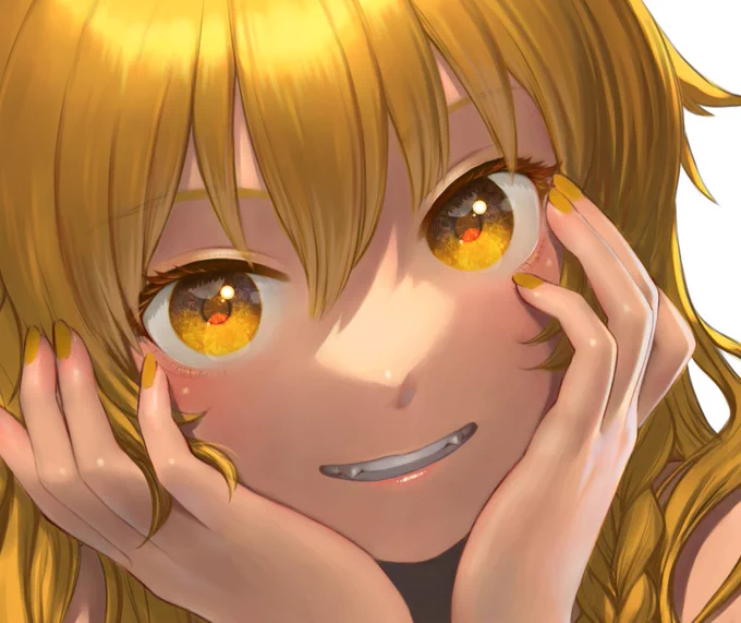 魔理沙はなんかわからんけど八重歯にしたくなるんよね〜 