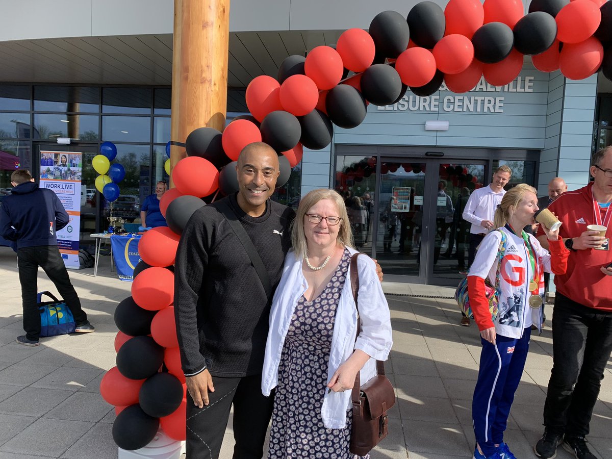 And always lovely to meet a few lol Welshman! <a href="/ColinJackson/">Colin R Jackson</a> Thankyou for taking the time to attend the opening of our new leisure centre <a href="/EveryoneActive/">Everyone Active</a> <a href="/NWLeics/">NWL District Council</a>