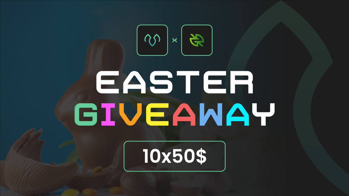 Easter Giveaway 🐰
Since our IDO event is so close, we have decided to start the Easter Giveaway with our partner <a href="/mintdao_io/">MintDAO</a> 💸
 To join 👇
1️⃣ Follow <a href="/RangoExchange/">Rango (💙, 🔄)</a> &amp; <a href="/mintdao_io/">MintDAO</a>
2️⃣ Tag 3 friends
3️⃣ Like &amp; RT 
Prize pool 500$ 💰
25$ in $UST and 25$ in $MINT tokens! 🥳