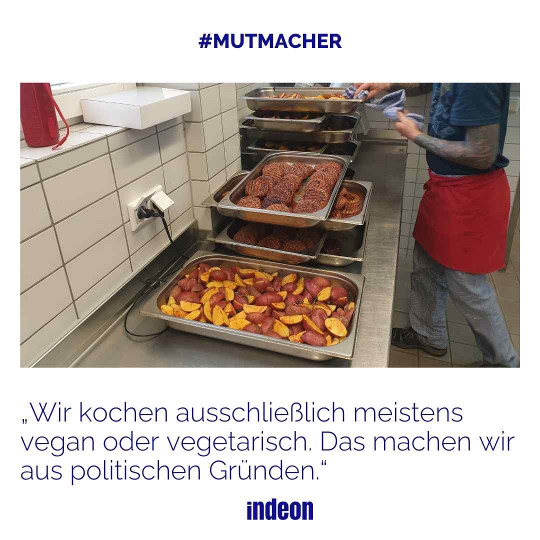 Essen für alle! 🍝🥗🥪 Vegetarisch und aus geretteten Lebensmitteln. Das gibt's in der ada_kantine in Frankfurt-Bockenheim ▶ indeon.link/llgUR