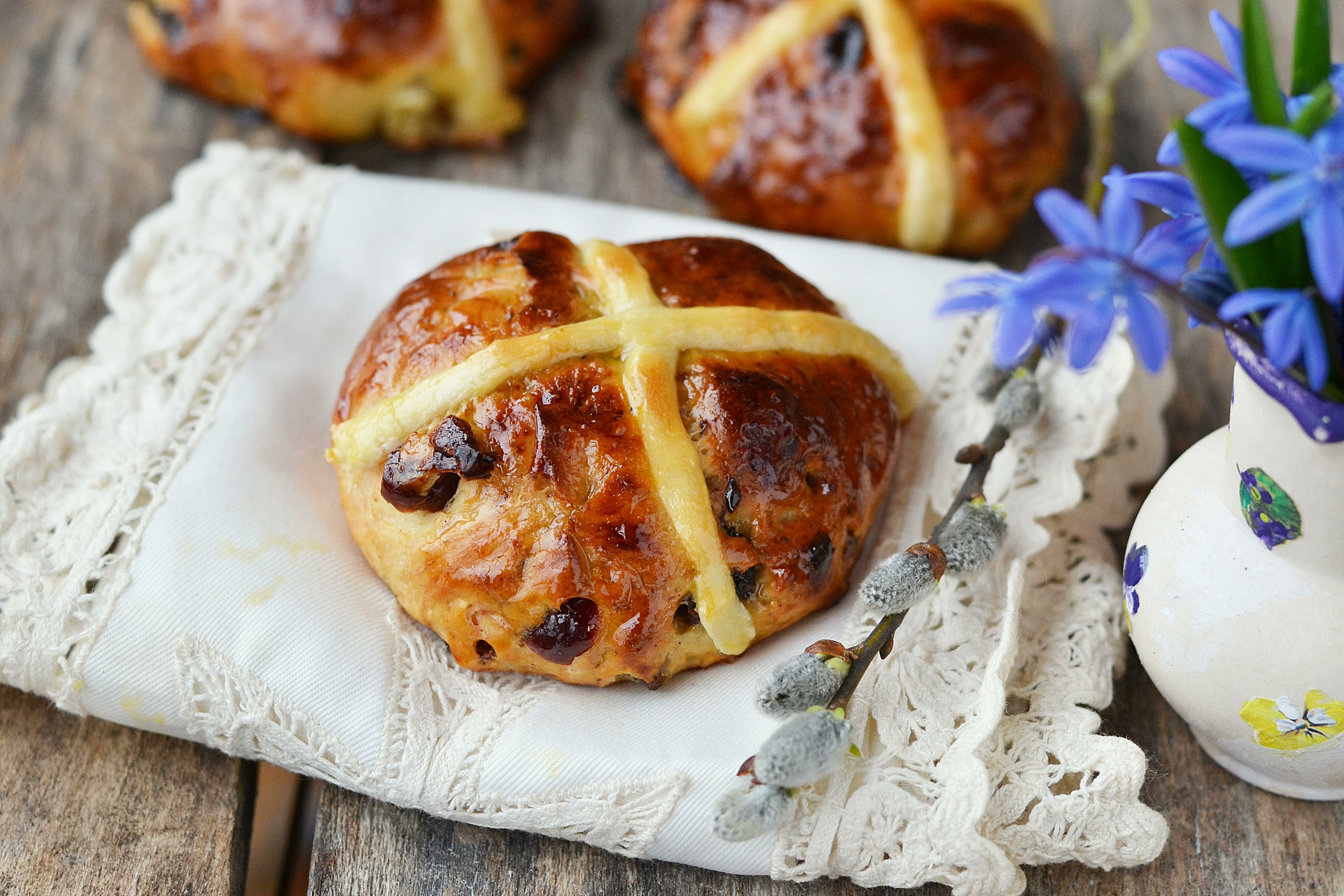 Крестовые булочки hot Cross buns