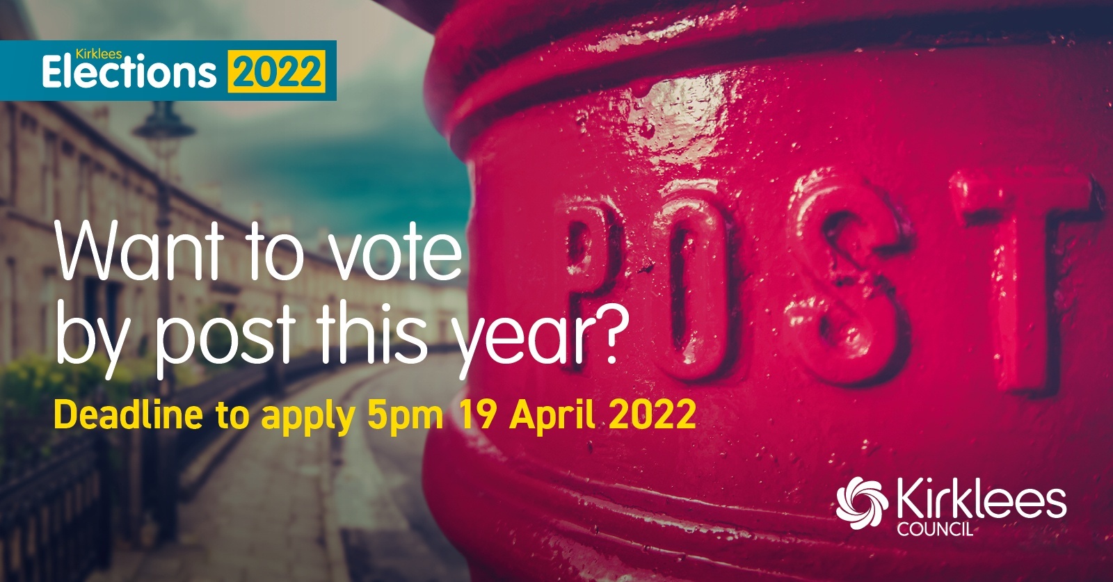 Kirklees Council on Twitter "If you’re applying to vote by post this