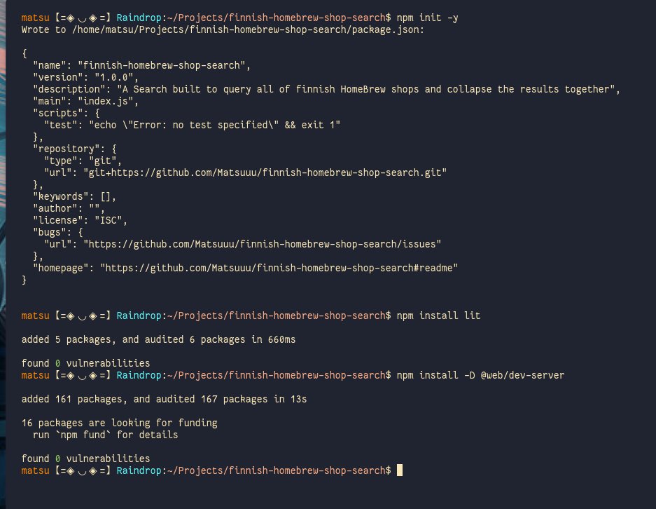 Love how easy it is to scaffold a project nowadays with <a href="/buildWithLit/">Lit</a> and <a href="/modern_web_dev/">Modern Web</a> 🤗

Start light and bring in stuff when and IF you need it, not vice versa