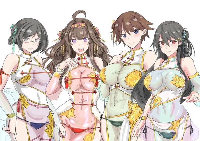 美人四姉妹の次女が可愛くないわけないんだよなぁ
金剛型いいよねぇ 