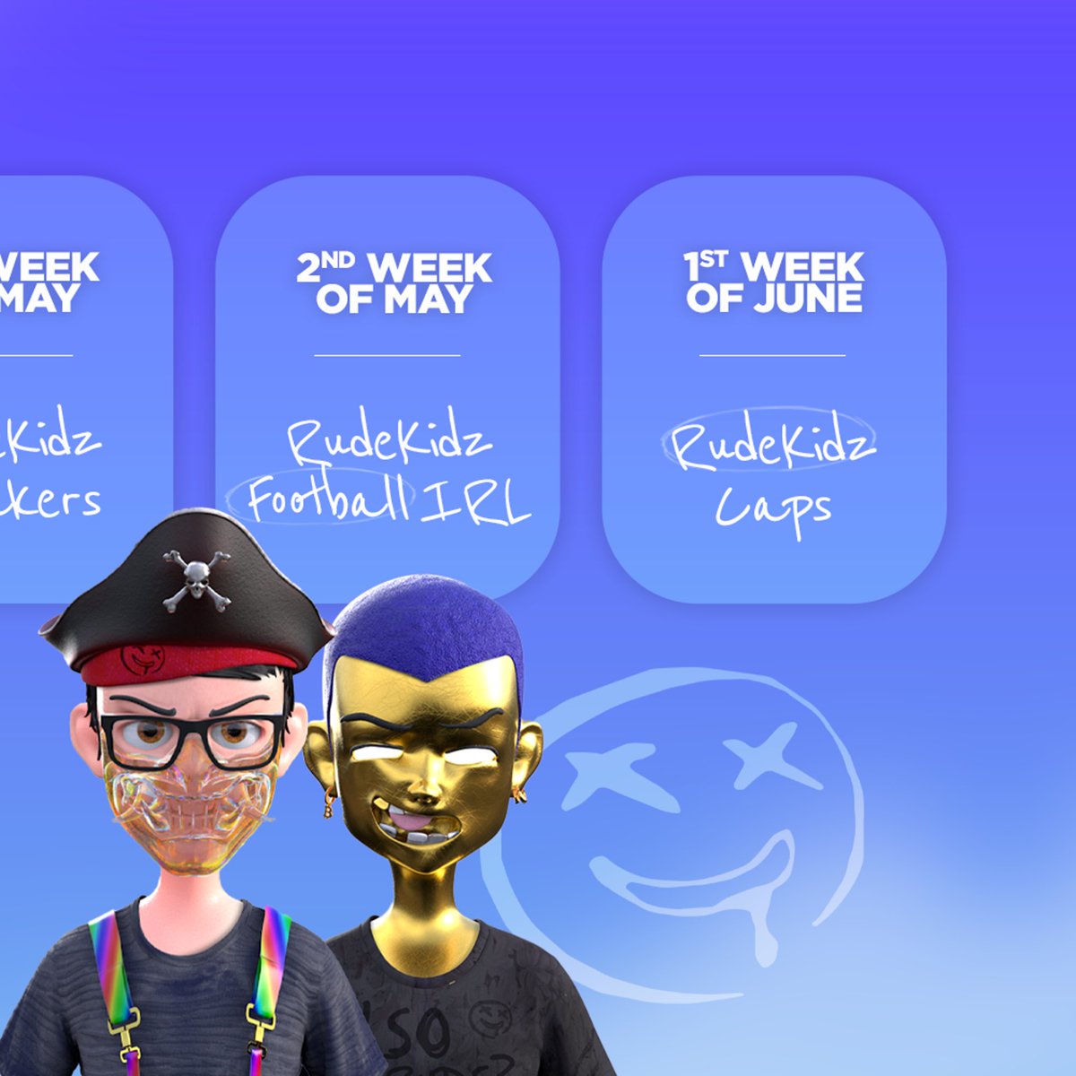 PourThatLean's tweet photo. The Rude Kidz Timetable until the end of school term to start our summer holidays. 🚀

Which friends will you take to the next school year? Tag them! 

#RudeKidz #WhySoRude  #NFT #Web3 https://t.co/Dc50R9uXn0