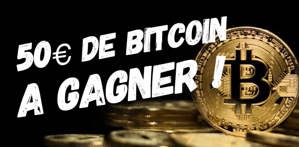 cryptomonnaies_'s tweet photo. Gagne 50€ de #Bitcoin

#Follow + #RT 🍀

Véritable concours avec tirage au sort officiel #pickaw TAS: 1/05

#Crypto #CryptoMonnaies #CryptoMonnaie #Concours #Giveway #BTC https://t.co/gAemhGww4d