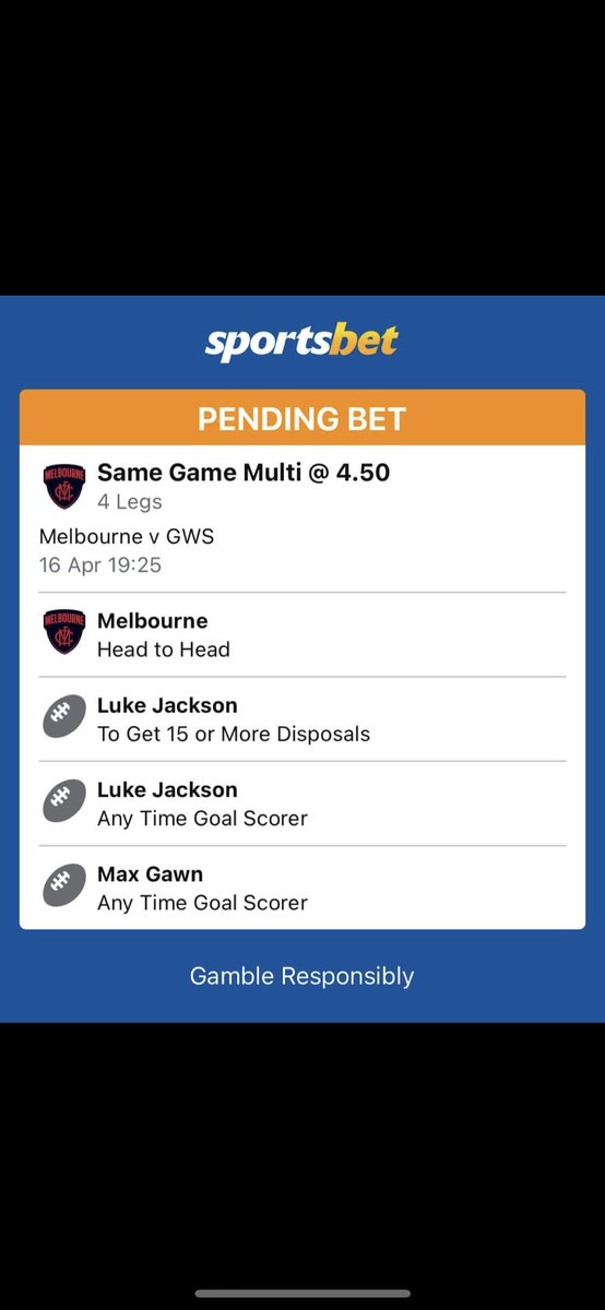 100kDobe's tweet photo. This is an absolute certainty tonight! Free money thanks to the 100k podcast #AFLDeesGiants https://t.co/rOc0z0KVfH