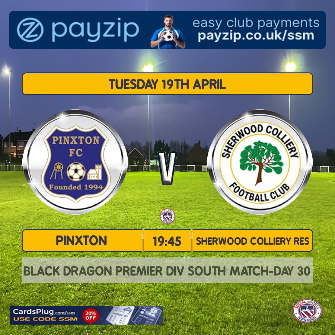 pinxtonfc1's tweet image. 🔵⚪️ No game today but, we’re at the Van Elle Arena on Tues for our final home game of the season.

📆 19/4/22
🏆 @CentralMidsFL
🆚 @SCFC_08 Res
🕒 7:45pm KO
🏟 Van Elle Arena
📍NG16 6LG
💷 £3 Adults, £2 Concessions

Tea bar will be open, refreshments will be available.

#pfc💙