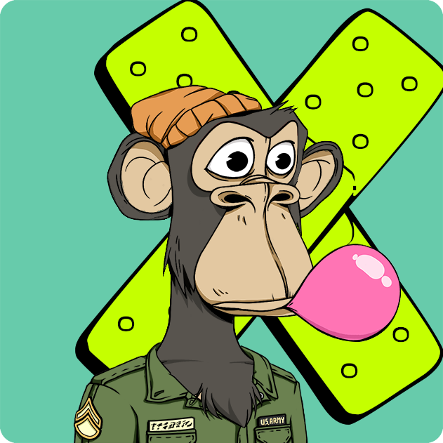 TheOGDY_eth's tweet photo. This is an Ape, traits based off a parent MAYC. After its vaccination, this is what he looks like. Please show him some love as he begins a new life looking like the OGs that have come before him 
@VAYCNFT
 #vaccinated #APE @yugalabs https://t.co/cXVDZCwv5N