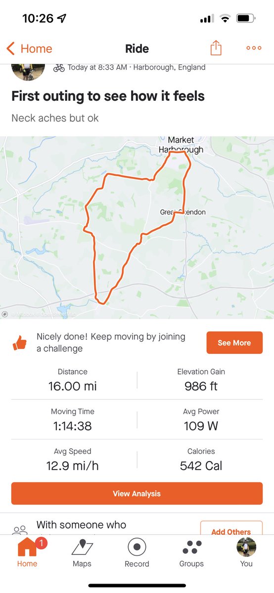 Well it’s a start, at least my neck is ok ⁦<a href="/HelpforHeroes/">Help for Heroes</a>⁩