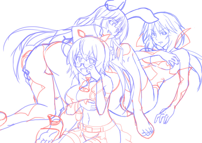 サンクリ原稿
ラフはこんなモンかなと https://t.co/gvurtGpee9 