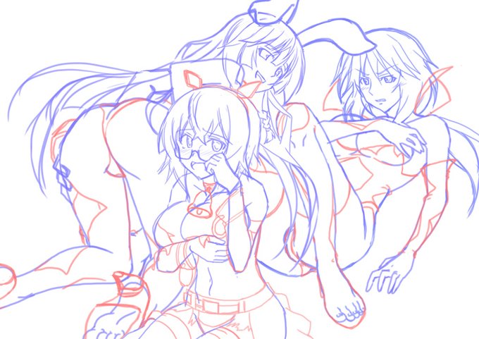 サンクリ原稿
ラフはこんなモンかなと https://t.co/gvurtGpee9 