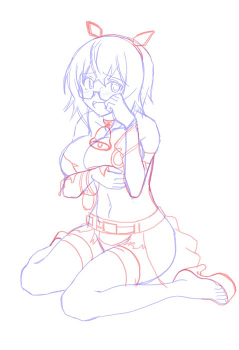 サンクリ原稿
ラフはこんなモンかなと https://t.co/gvurtGpee9 