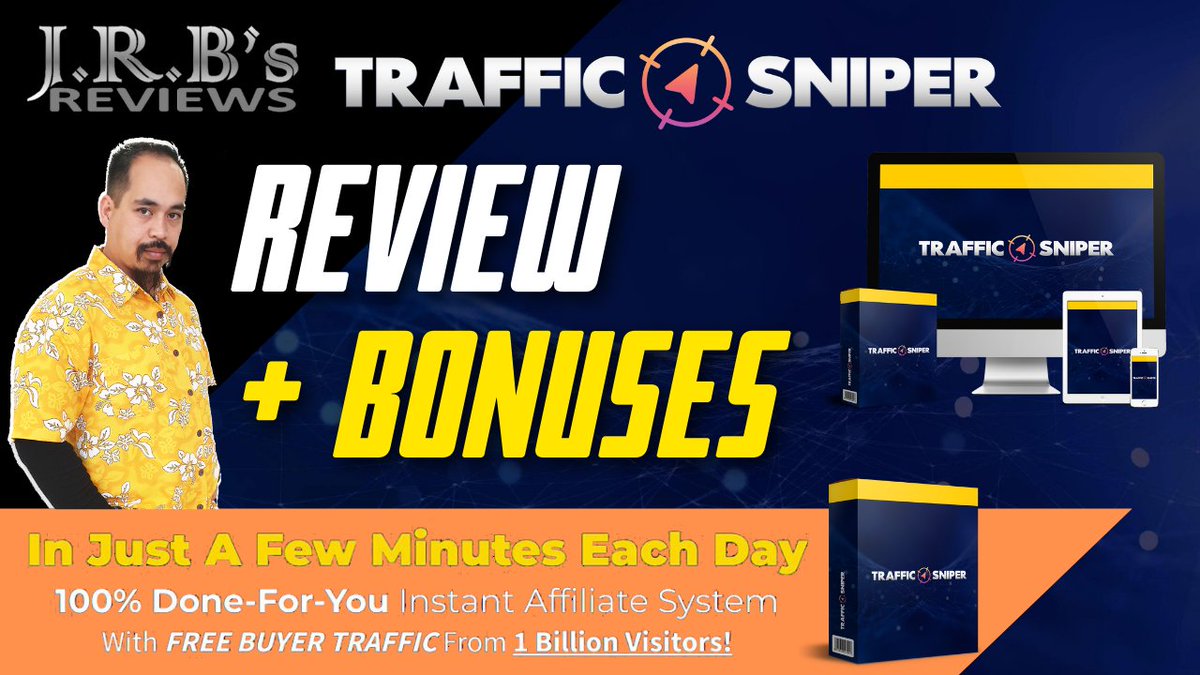 JRBsReviews1's tweet photo. Traffic Sniper ✨ A.I. Powered Free Buyer Traffic App ✨ Review 🏵️ + BONUS... https://t.co/rx8yGeSirG via @YouTube 
#affiliatemarketing #affiliatemarketingbusiness #Affiliate_marketer https://t.co/BnUpRINCpo