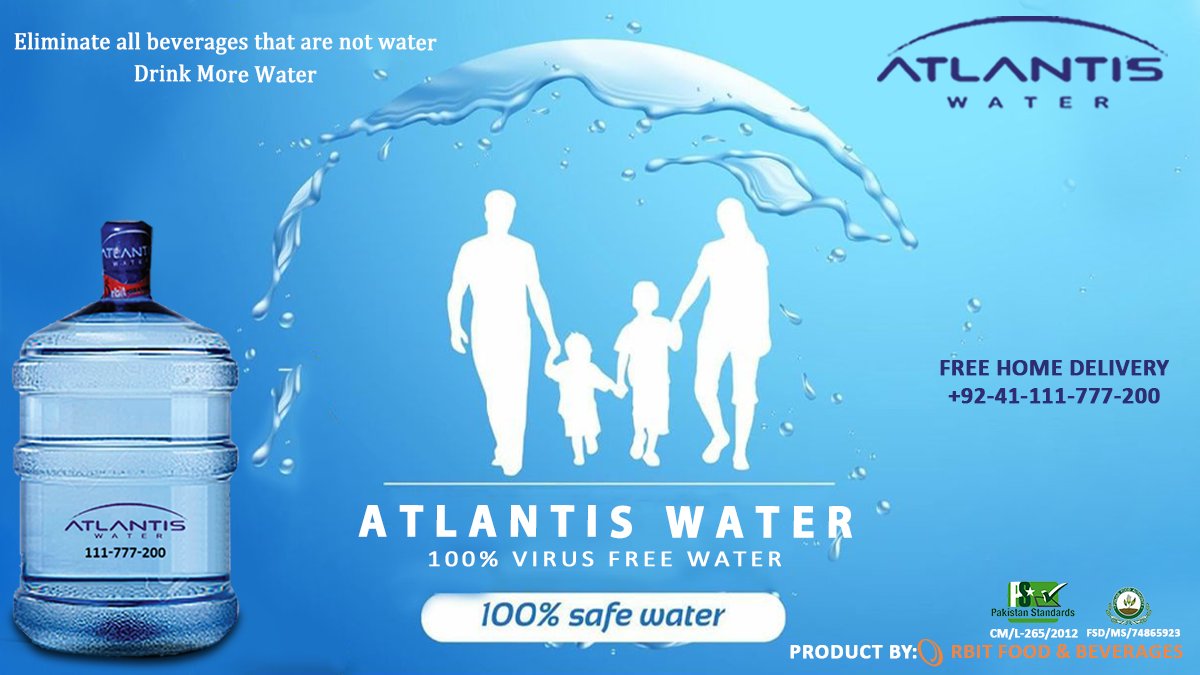 Atlantis__Water's tweet photo. The more #chemicals, flavors, #additives, caffeine, sugars, and whatever else are in our drinks, the more #water will be required to clear them from our system. Water washes out waste and toxins faster than other #drinks, without adding more waste products. https://t.co/ruQqaBzAhX