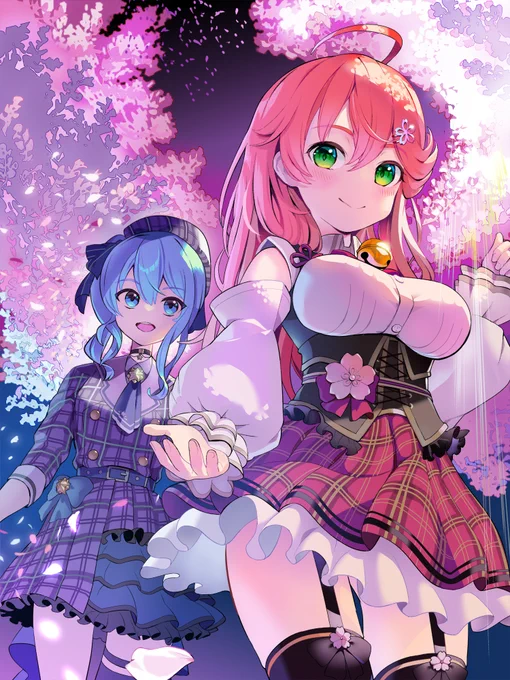 夜桜miComet
#miko_Art #ほしまちぎゃらりー 