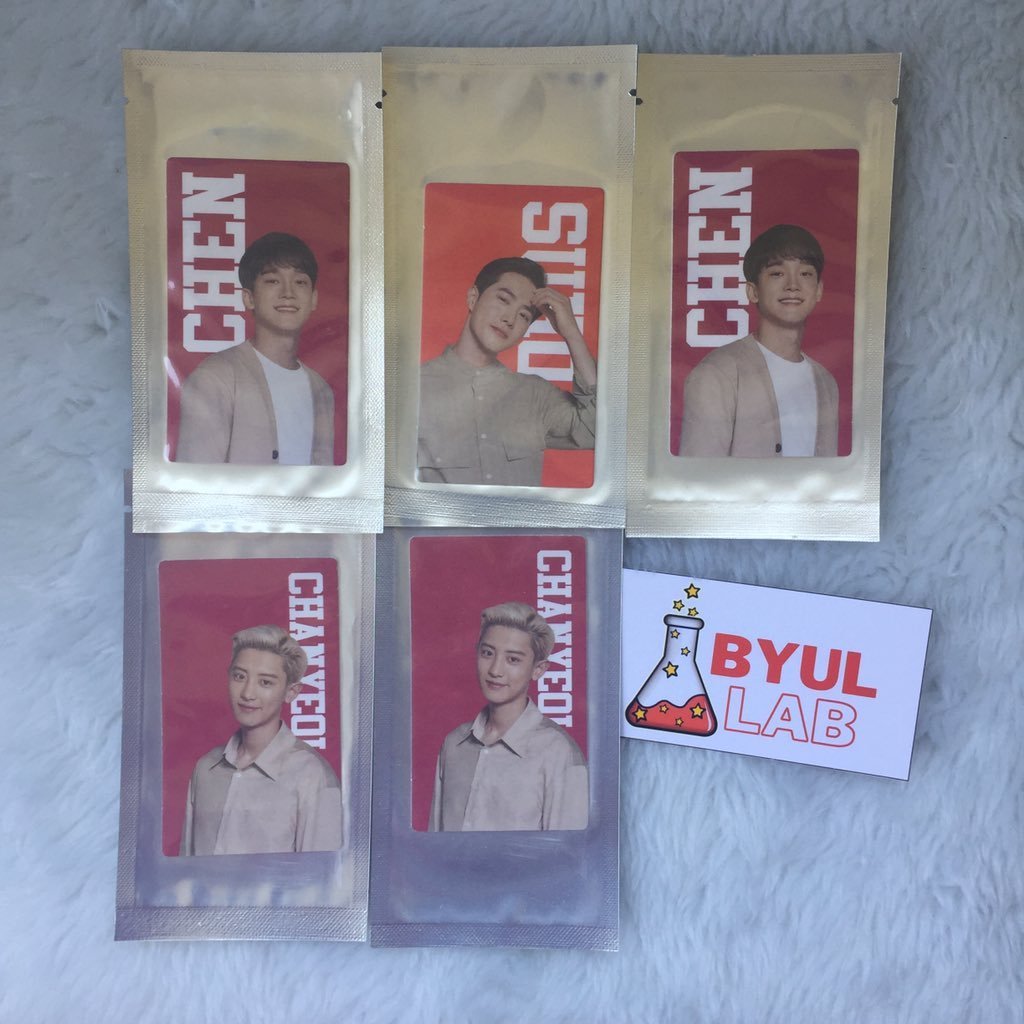 byul_laboratory's tweet photo. [ #ByulLab_ONHAND #ByulLab_SALE ]

CLEARANCE SALE 🎉 

‼️WTS | LFB [PH ONLY]‼️ 

✨EXO - Nature Republic Photocard✨

✅ Suho (2 pcs. available)
✅ Chen (1 pc. available)

🧪P20 + LSF

📝https://t.co/pCfmQuV1Af https://t.co/KFkS8x2gZV