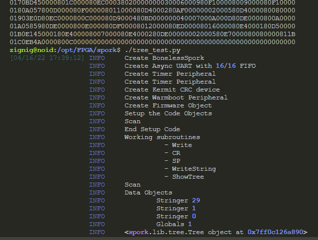 working radix tree. WooHoo!