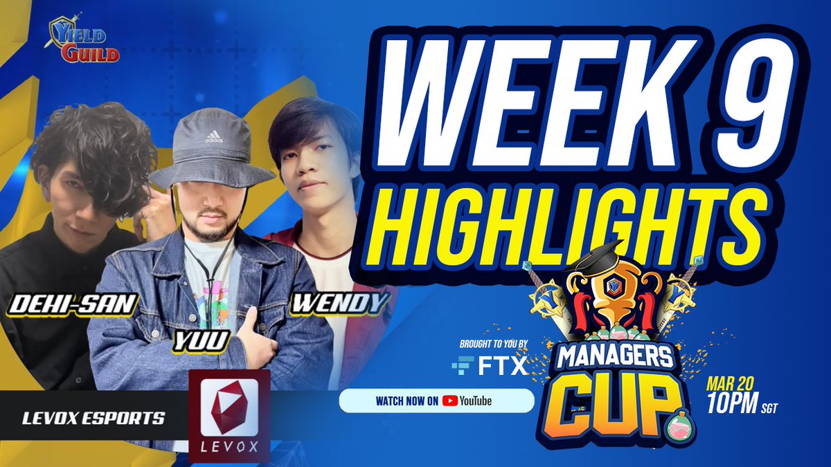 YggEsports's tweet image. Missed the action between @Lev0x_eSports and @yggalerts?⚔️ Dont worry, we got you! 🏆

Check out the week 9 highlights of the YGG Managers cup now live on our YT channel! 🔥

See you guys tomorrow for another episode of YMC!🚀
#WeAreYGG

youtu.be/MeIpO6Xx6oI