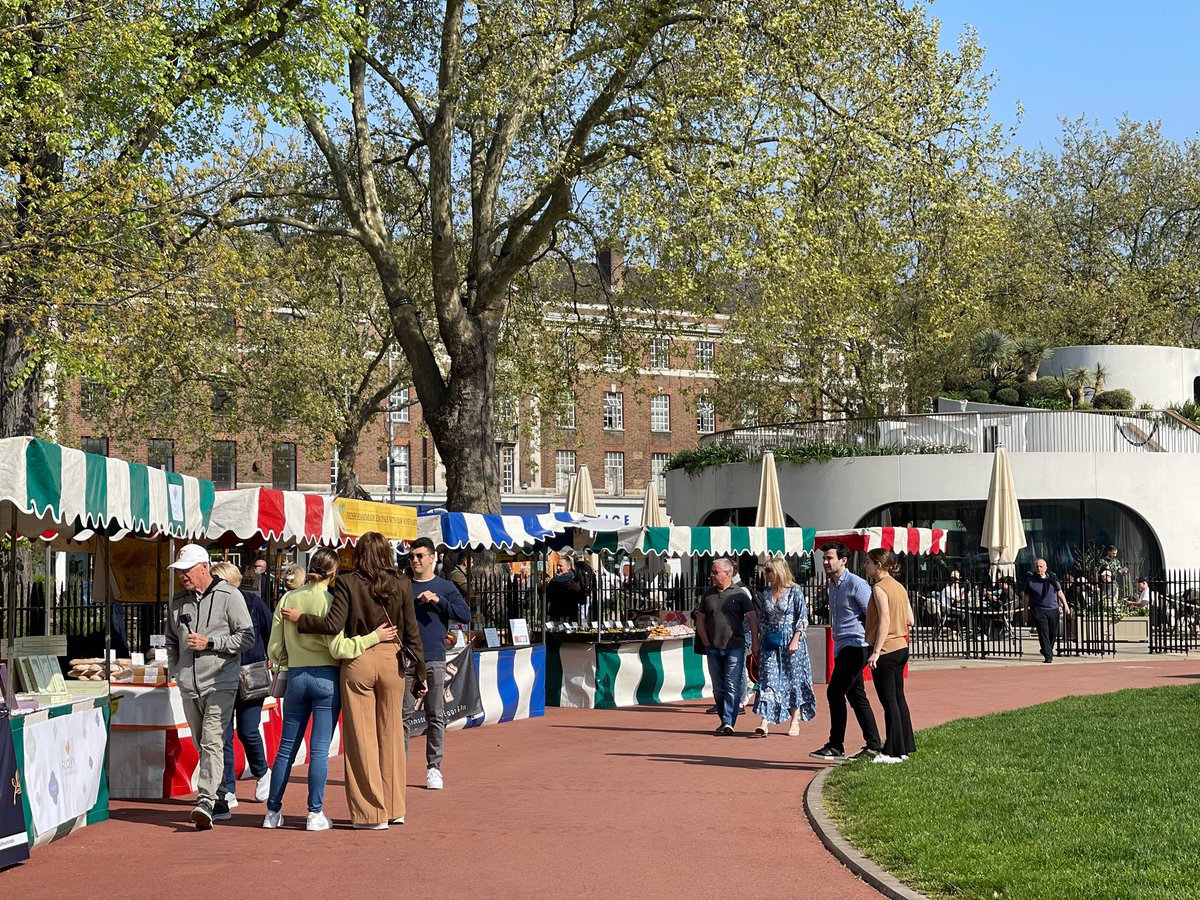 Good morning from our Fine Food Market. Would you like to know who’s here today? partridges.co.uk/foodmarket
