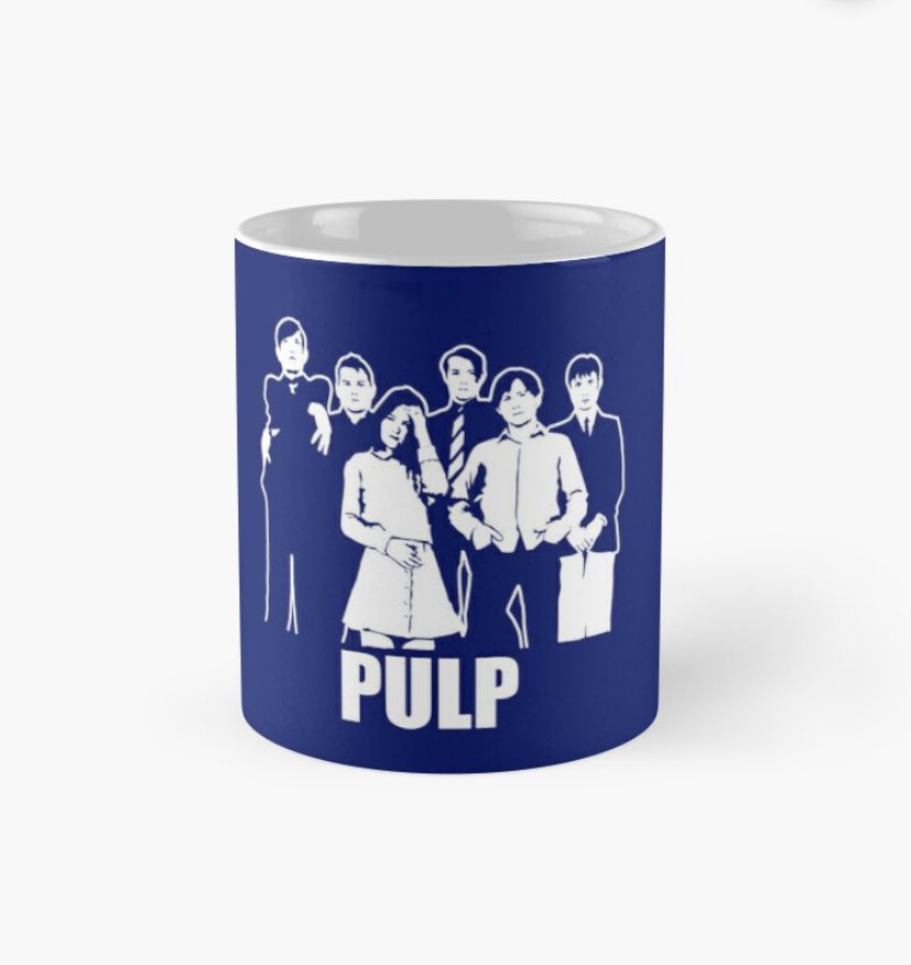 ArtPicto's tweet photo. Pulp items available to buy. See link in bio. Clocks, t-shirts, mugs and much more. #pulp #britpop https://t.co/LsSm4FfCHR