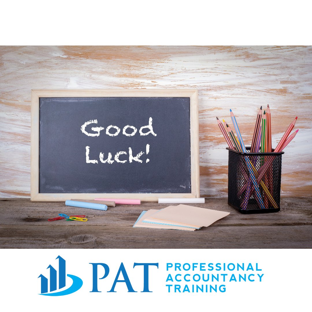 studywithPAT's tweet photo. The best of luck to all students receiving their ACCA exam results on Monday #acca #accaexams #passwithPAT #studywithPAT https://t.co/CpMkEeOw9S
