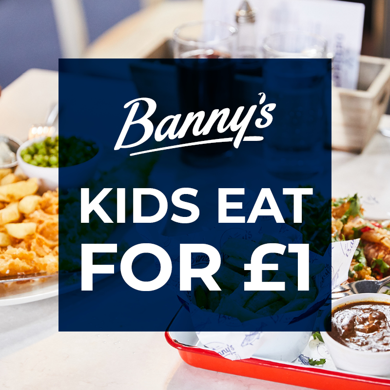 Don't Forget Banny's Will Be Open as Normal Tomorrow 12-9pm

Kids Eat For £1 at Banny's Colne Ends Monday! 🐟 🍟 

#Bannys #FishAndChips #Easter #Food #BoundaryOutlet