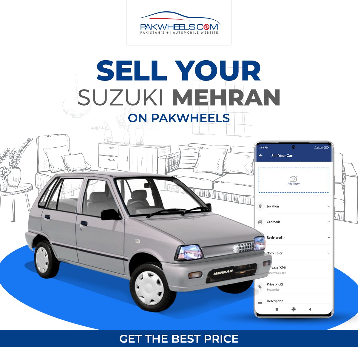 PakWheels's tweet image. Old or new, get best deals on your Suzuki Mehran only at PakWheels.
Click here to sell your car: ow.ly/XP5i30shli4 
#SuzukiMehran #SellYourCar #PakWheels